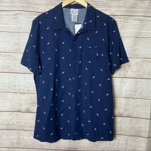 Revolutions 33 | NWT Blue Flamingo Pocket Polo